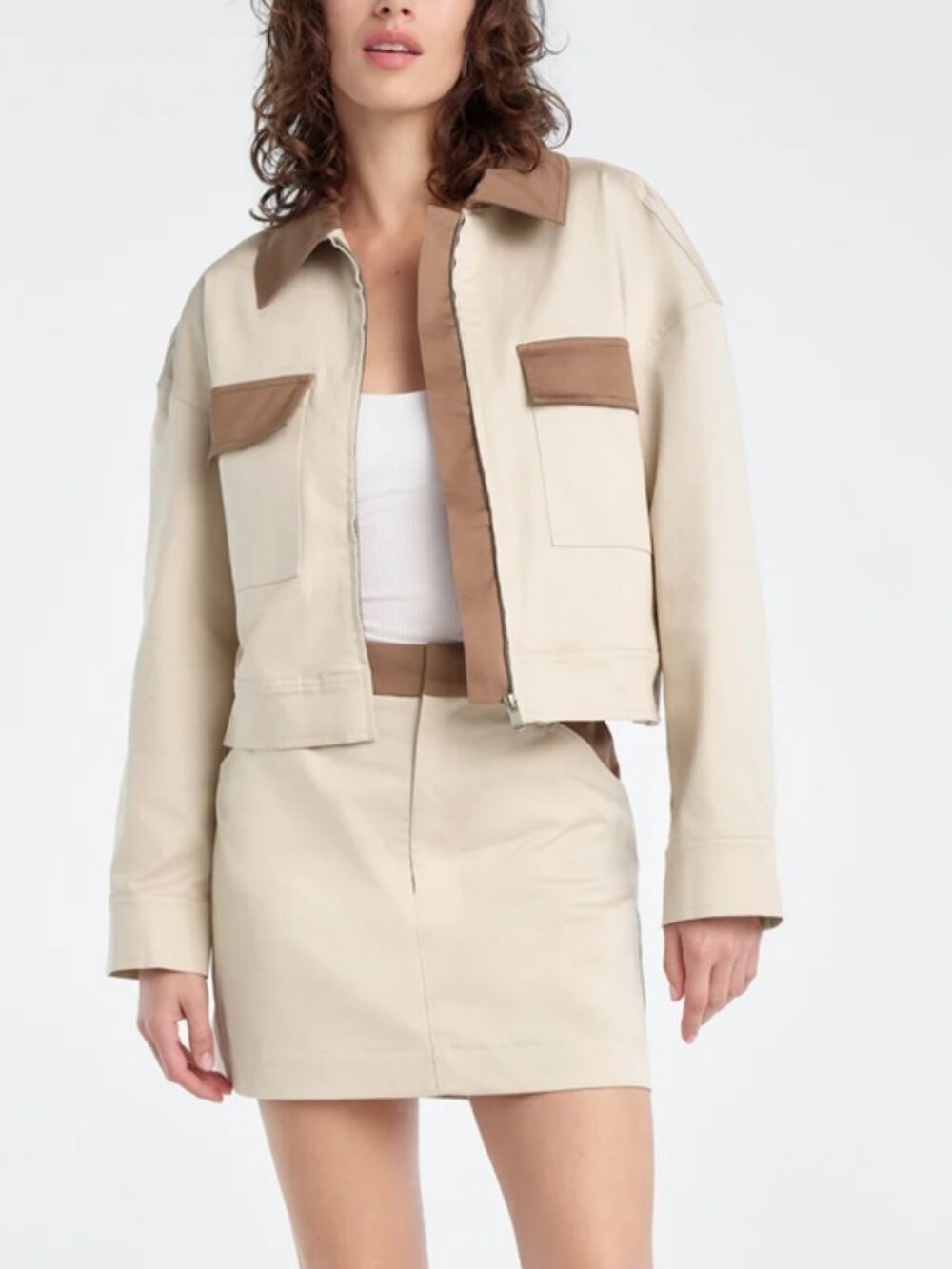 Favorite Daughter Monica Jacket XS/M/L Beige Khaki - Picture 5 of 9